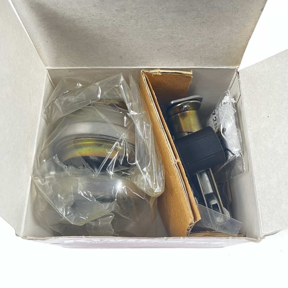 Kwikset 780 26D Deadbolt Single Cylinder  Satin Chrome Smart Key NOS Year 2009 - Picture 10 of 15